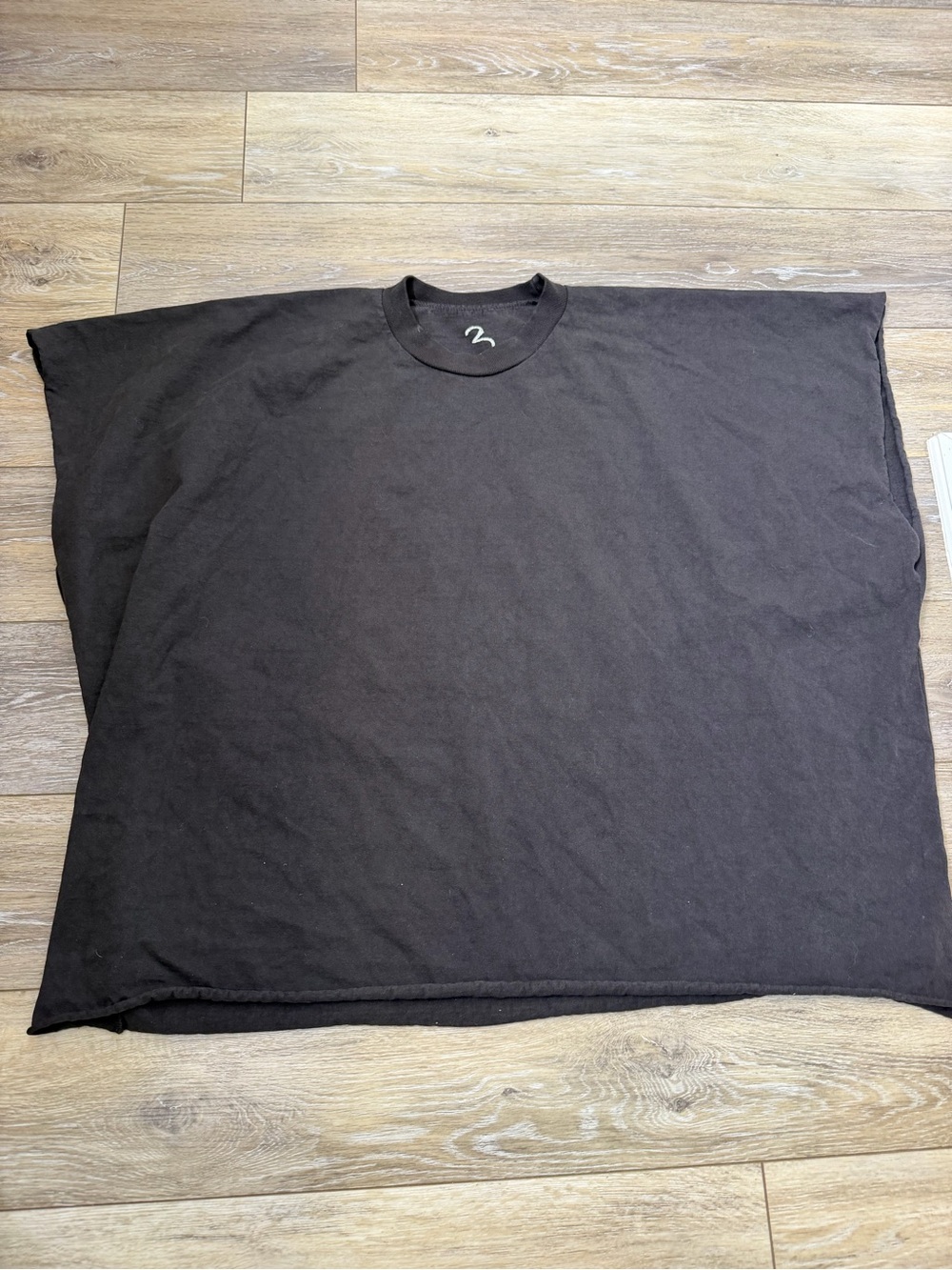 Yeezy One Box Black Loose Fit T-Shirt